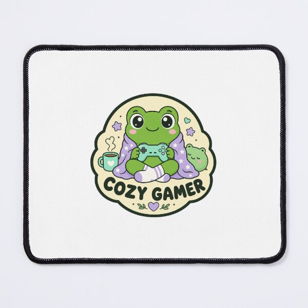Item preview, Frog Gamer Cute Gaming Sticker Gift designed and sold by RedRubyBubble.