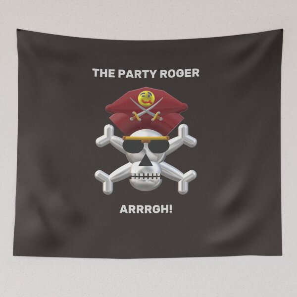 Item preview, ¡Hora de fiesta de Jolly Roger! designed and sold by dakotakoin.