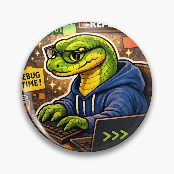 Item preview, Python Developer Debug Time designed and sold by aistrokeofart.