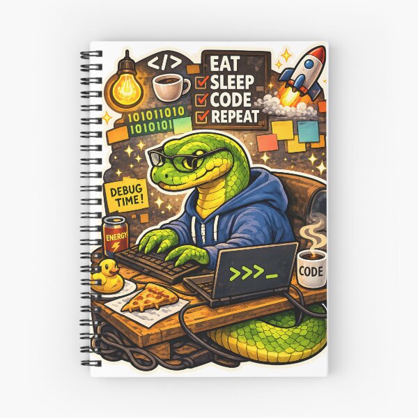 Item preview, Python Developer Debug Time designed and sold by aistrokeofart.