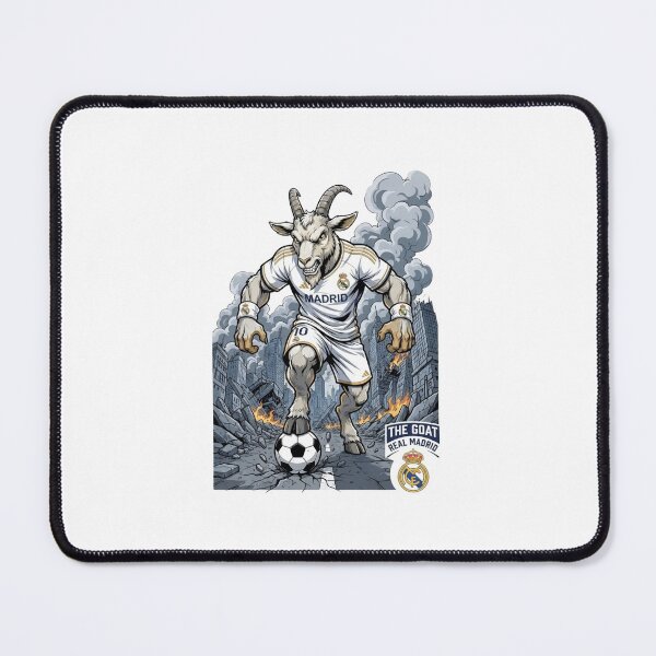 Item preview, Real Madrid GOAT Mascot - Fierce Football Legend Illustration designed and sold by annaarthk.