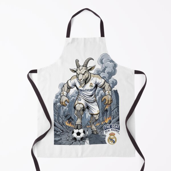 Item preview, Real Madrid GOAT Mascot - Fierce Football Legend Illustration designed and sold by annaarthk.