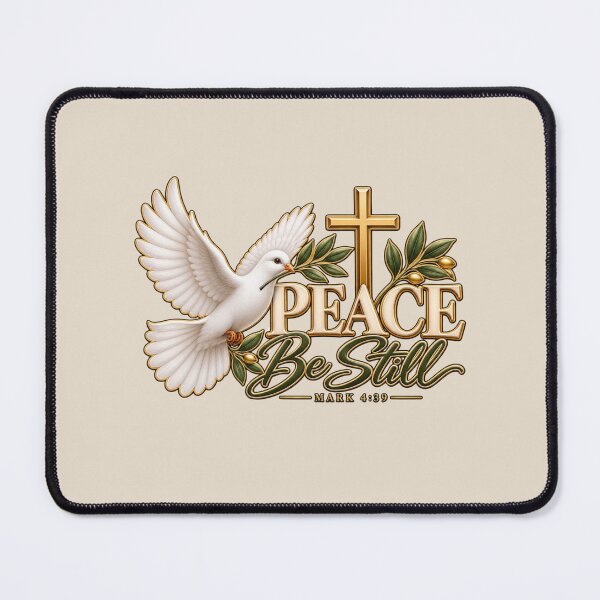 Item preview, Peace Be Still – Christian Dove & Cross Faith Design designed and sold by HO•Designs.