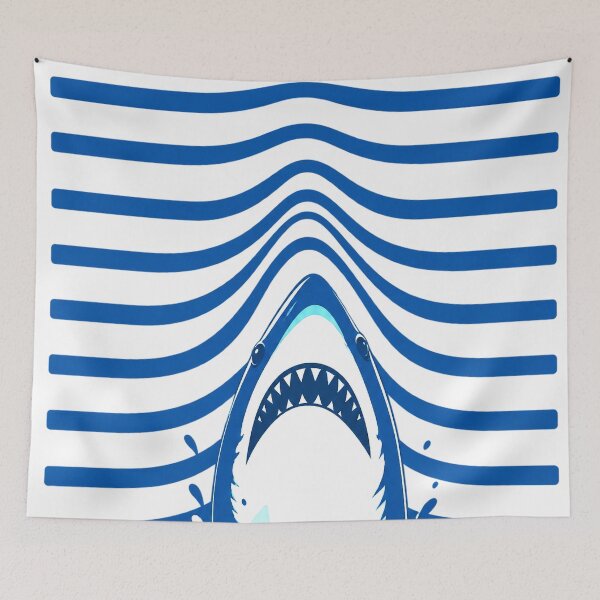 Item preview, Shark Beneath the Stripes designed and sold by Jani-art-world.