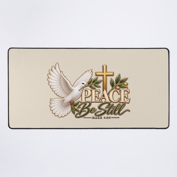 Item preview, Peace Be Still – Christian Dove & Cross Faith Design designed and sold by HO•Designs.