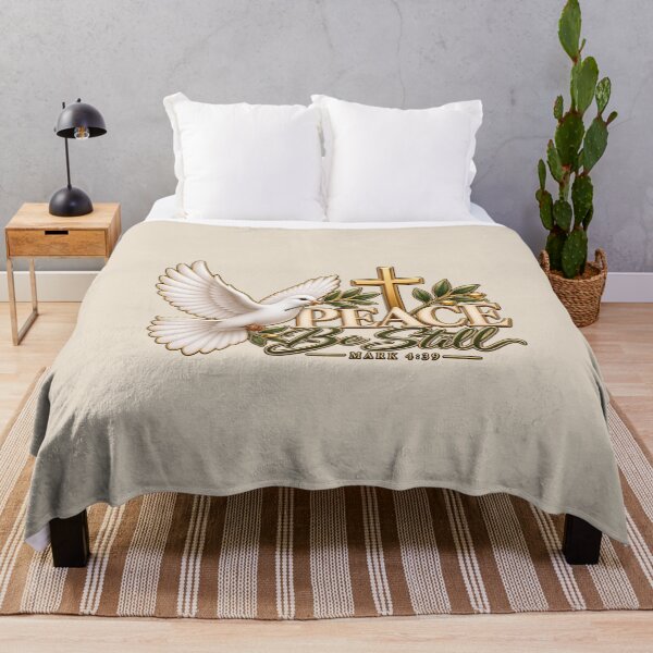 Item preview, Peace Be Still – Christian Dove & Cross Faith Design designed and sold by HO•Designs.
