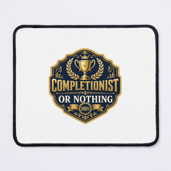 Item preview, Completionist Gamer Gaming Sticker Gift designed and sold by RedRubyBubble.