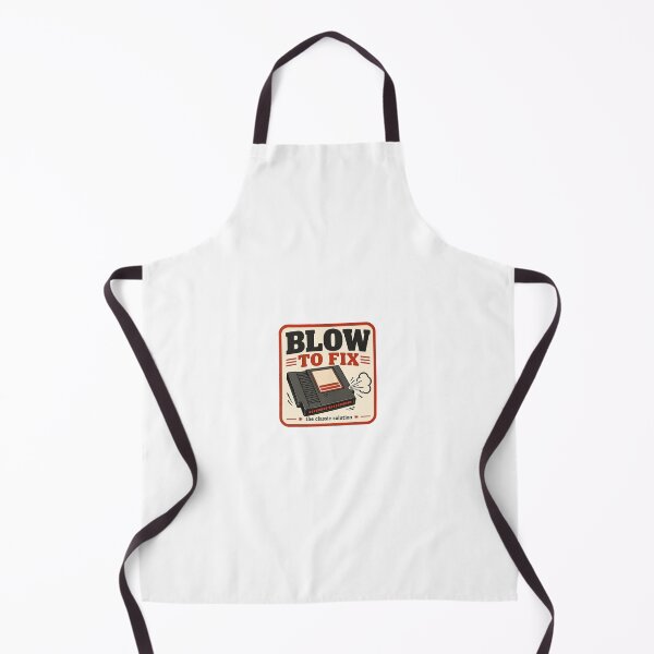 Item preview, Blow to Fix Retro Gaming Sticker Gift designed and sold by RedRubyBubble.