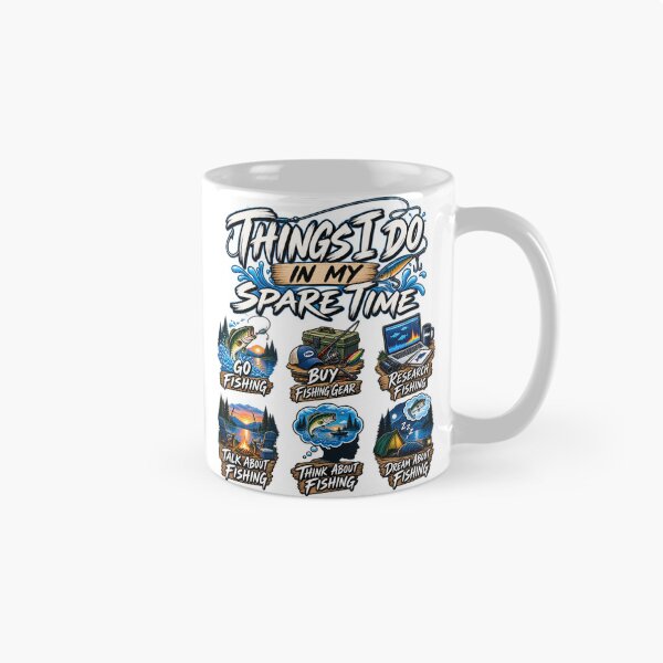 Item preview, Things I Do In My Spare Time Fishing – Funny Fisherman Lover designed and sold by drawwiika+44.