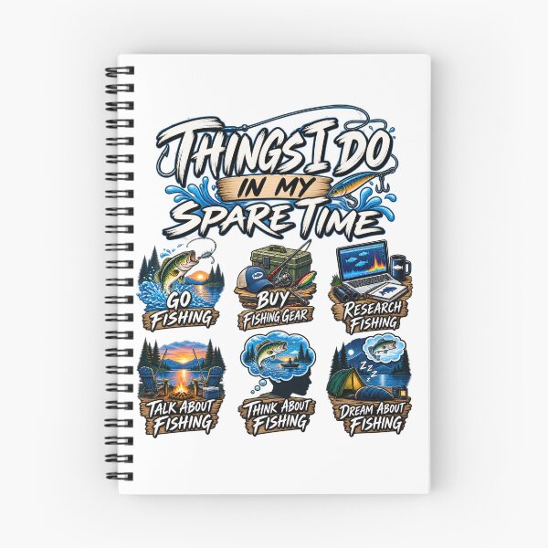 Item preview, Things I Do In My Spare Time Fishing – Funny Fisherman Lover designed and sold by drawwiika+44.
