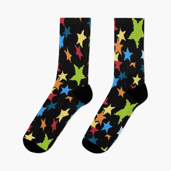 Item preview, rainbow stars pixel design designed and sold by RammingMelody.