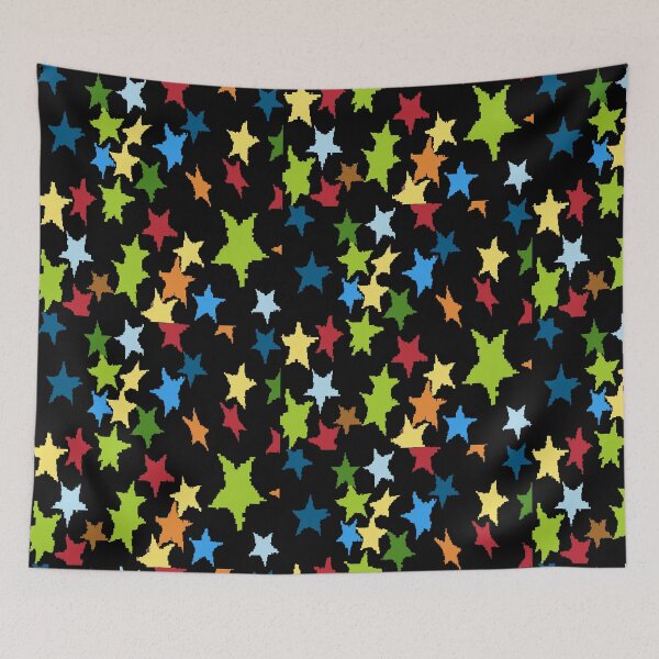 Item preview, rainbow stars pixel design designed and sold by RammingMelody.