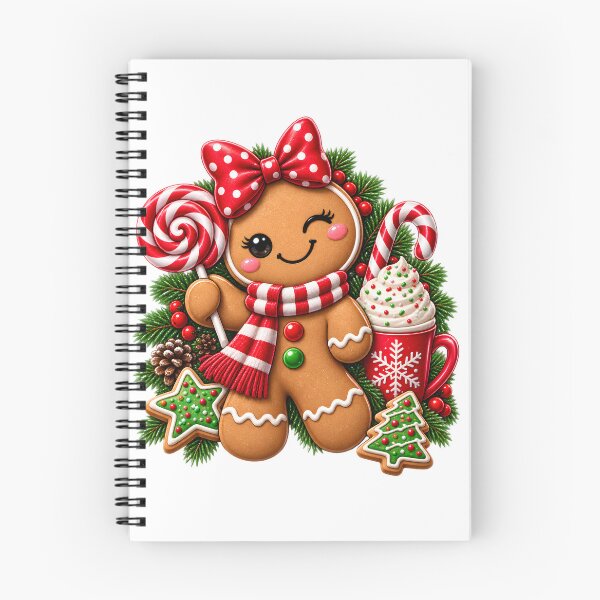 Item preview, Cute Gingerbread Girl Christmas Candy Holiday Design designed and sold by TinyWeird.