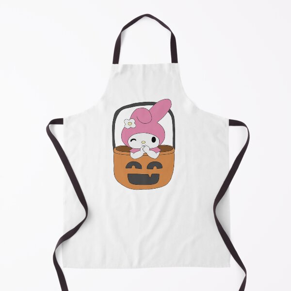 Item preview, Cute Sanrio Character My Melody in Pumpkin Basket Halloween Kawaii Fall Illustration designed and sold by Iska-Designs.