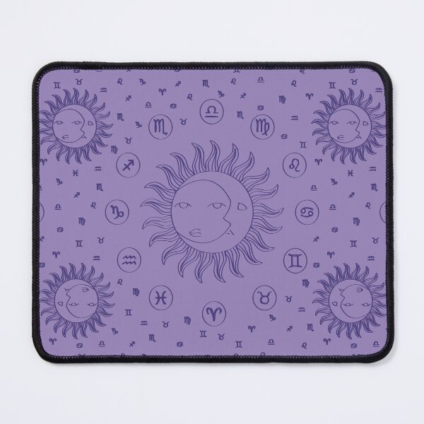 Item preview, Celestial Sun Astrology Carving in Tonal Potion Purple designed and sold by YesterdayColl.