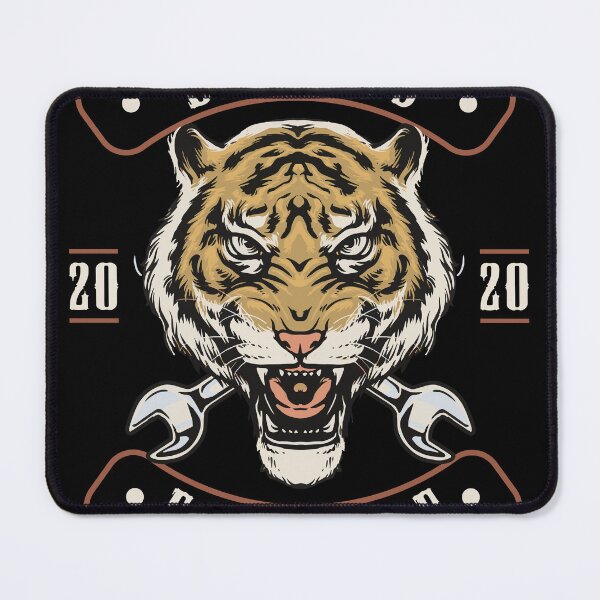 Item preview, Vintage Tiger Head Bikers For Life Motorcycle Mechanic designed and sold by heedooppod.