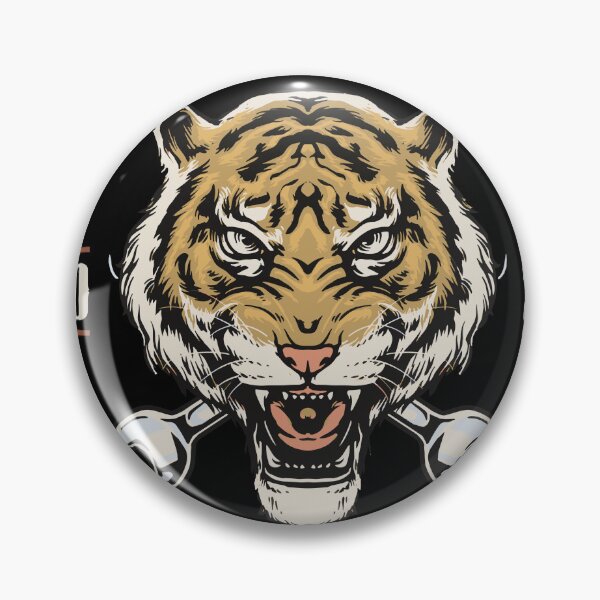 Item preview, Vintage Tiger Head Bikers For Life Motorcycle Mechanic designed and sold by heedooppod.