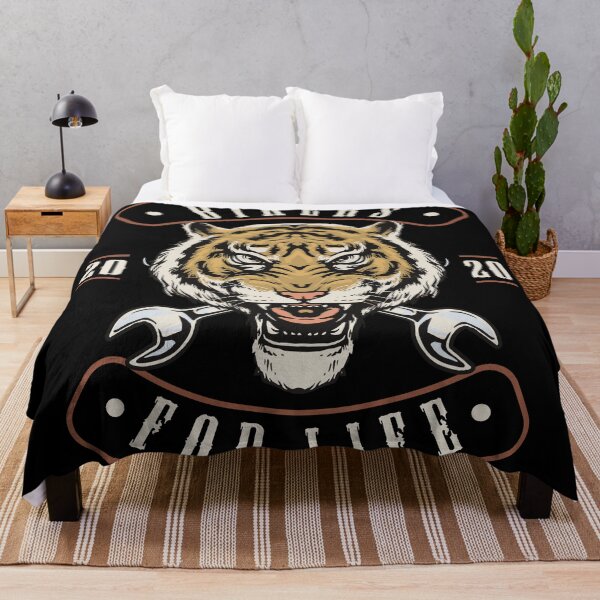 Item preview, Vintage Tiger Head Bikers For Life Motorcycle Mechanic designed and sold by heedooppod.