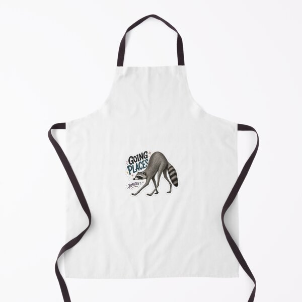 Item preview, Going Places Jimothy Raccoon Sticker designed and sold by RedRubyBubble.