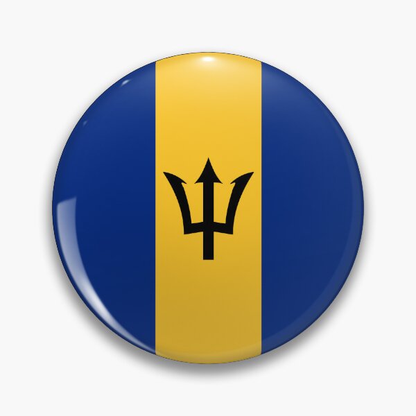 Item preview, Round Barbados Flag Icon | Circular Barbadian Flag Button Element designed and sold by NTGUILTY.