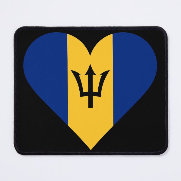 Item preview, Barbados Heart Flag Graphic | I Love Barbados Patriotic Symbol designed and sold by NTGUILTY.