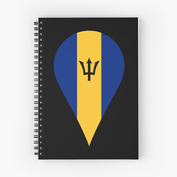 Item preview, Barbados Flag Location Pin Map Marker | Barbadian Destination GPS Icon designed and sold by NTGUILTY.