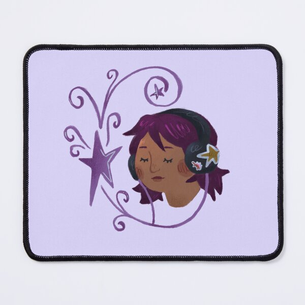Item preview, cool girl + headphones designed and sold by hopscotch designs.