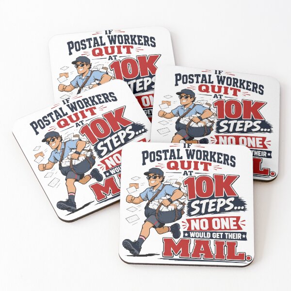 Item preview, Postal Workers 10K steps designed and sold by 321IslandPrints.