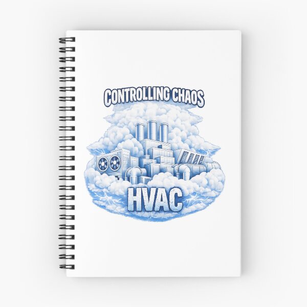 Item preview, Controlling Chaos HVAC Technician Industrial Airflow Design designed and sold by FrozenHeat97.