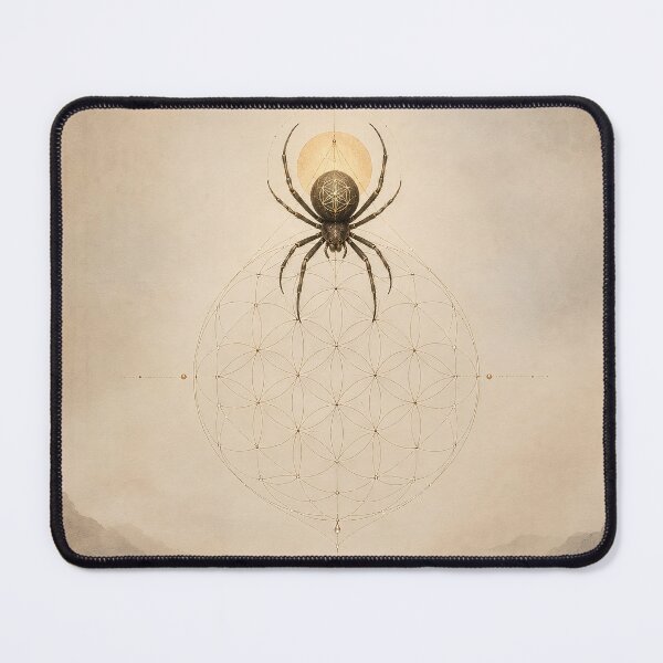Item preview, The Sacred Weaver Minimalist – Spider Sacred Geometry Art designed and sold by SacredLensV.