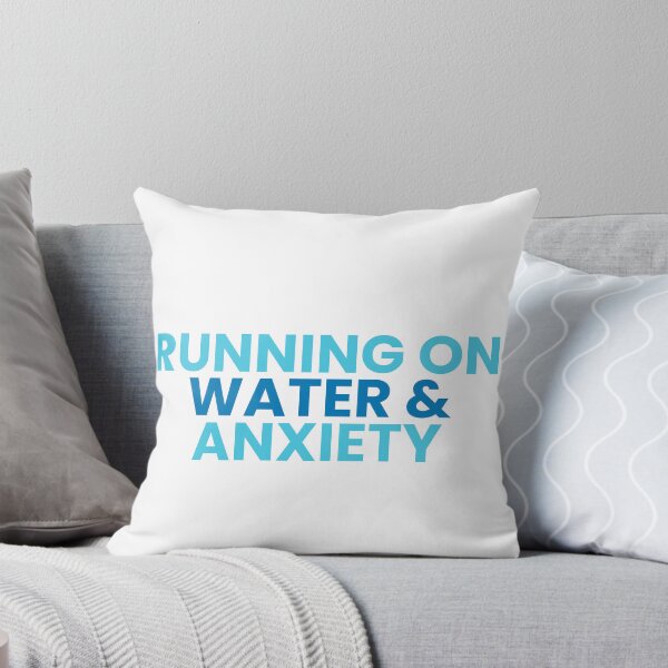 Item preview, Running on Water and Anxiety designed and sold by RedRubyBubble.