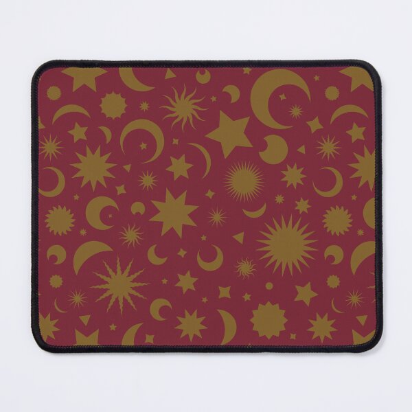 Item preview, Whimsigoth Celestial Sky in Oxblood and Antique Gold designed and sold by YesterdayColl.