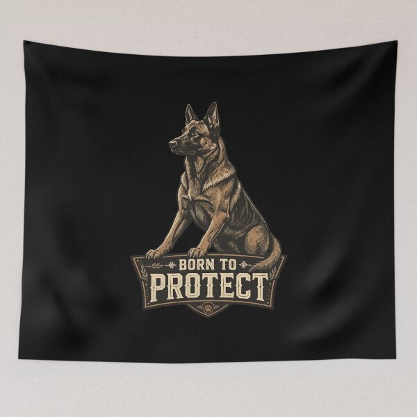 Item preview, Born to Protect Dog Shirt, Dog Lover T-Shirt, Loyal Dog Gift, Working Dog Apparel, Protective Dog Design, Dog Dad Gift, Dog Mom Gift, Canine Guardian Graphic designed and sold by Typologystudios.