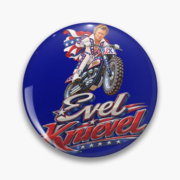 Artikelvorschau, Evel Knievel entworfen und verkauft von PresentTees.