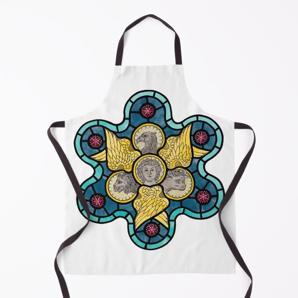 Item preview, Stained Glass of the Four Evangelists designed and sold by DogLatin.