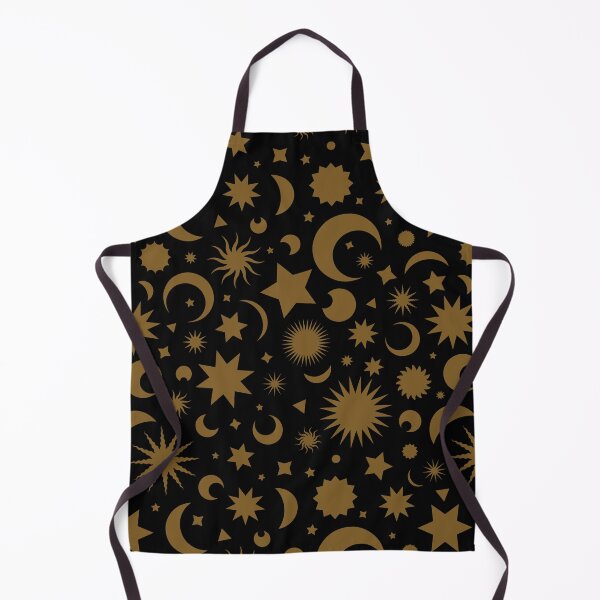 Item preview, Whimsigoth Celestial Sky in Black and Gold designed and sold by YesterdayColl.