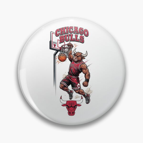 Item preview, Fierce Basketball Bull Mascot Slam Dunk Artwork designed and sold by BlasiseDS.