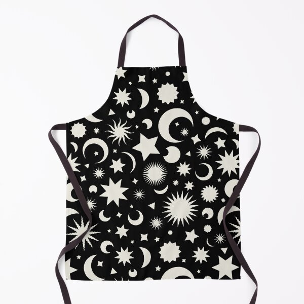 Item preview, Whimsigoth Celestial Sky in Black and White designed and sold by YesterdayColl.