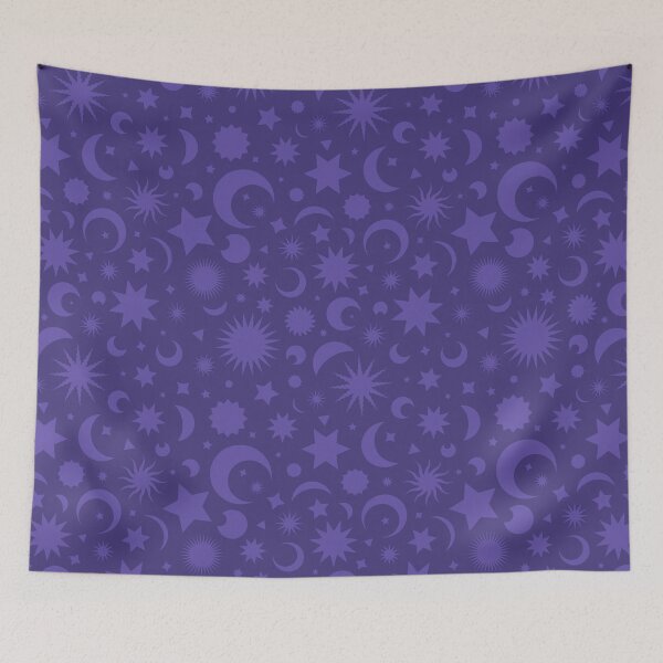 Item preview, Whimsigoth Celestial Sky in Tonal Potion Purple designed and sold by YesterdayColl.