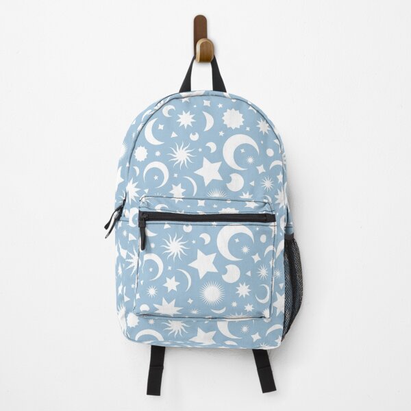 Item preview, Whimsigoth Celestial Sky in Dusty Baby Blue and White designed and sold by YesterdayColl.