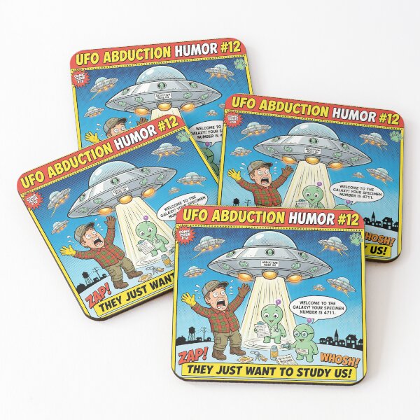 Item preview, UFO Abduction Humor Pop Art Comic Design designed and sold by DIUMERI.