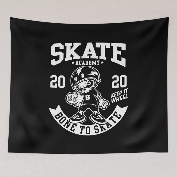 Item preview, Bone To Skate Academy Skull Skater designed and sold by heedooppod.