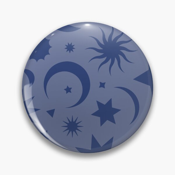 Item preview, Whimsigoth Celestial Sky in Tonal Denim Blue designed and sold by YesterdayColl.