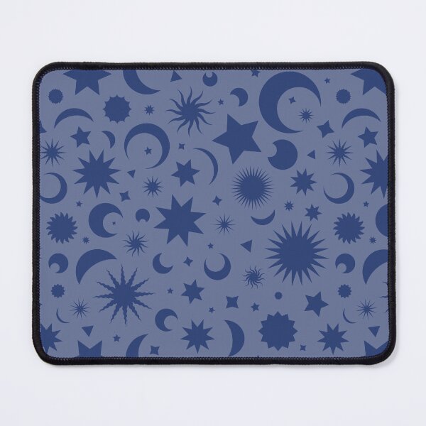 Item preview, Whimsigoth Celestial Sky in Tonal Denim Blue designed and sold by YesterdayColl.