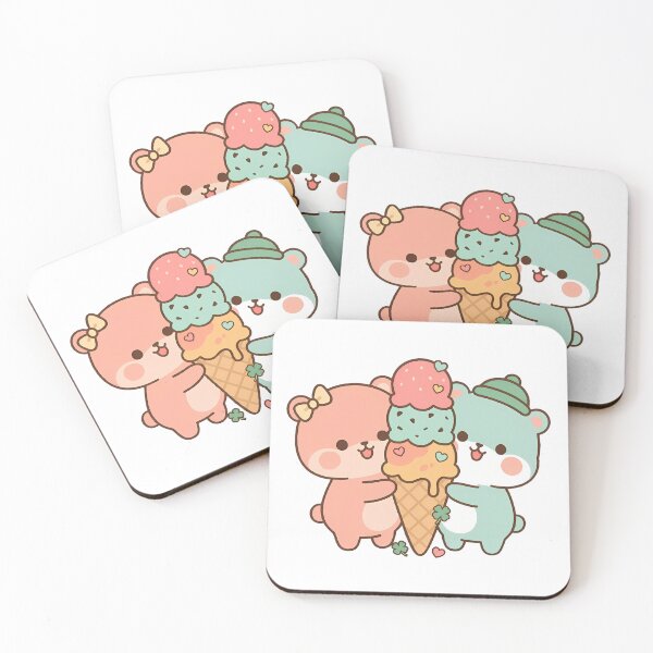 Item preview, Kawaii Bears and Giant Ice Cream Cone designed and sold by Cuddly-Critters.
