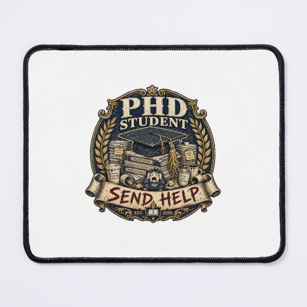 Item preview, PhD Student Send Help designed and sold by RedRubyBubble.