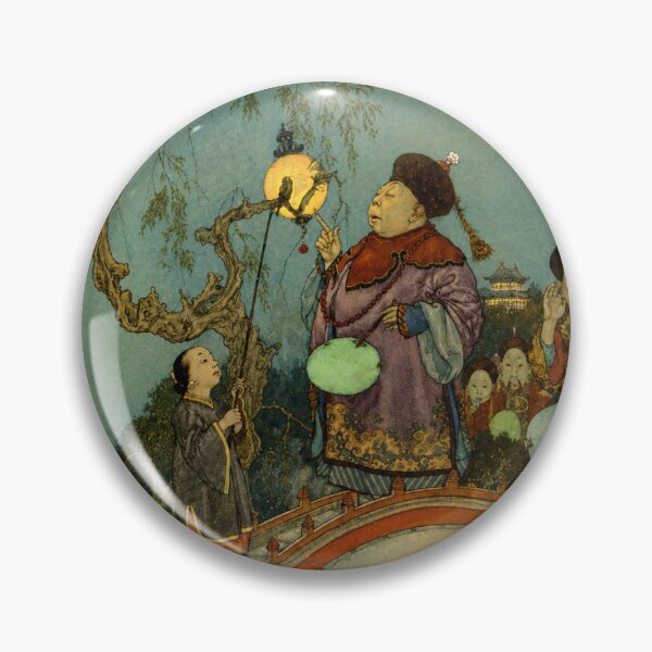 Item preview, Vintage Fairy Tale Wall Art, The Nightingale, Edmund Dulac Storybook Illustration designed and sold by RickE.