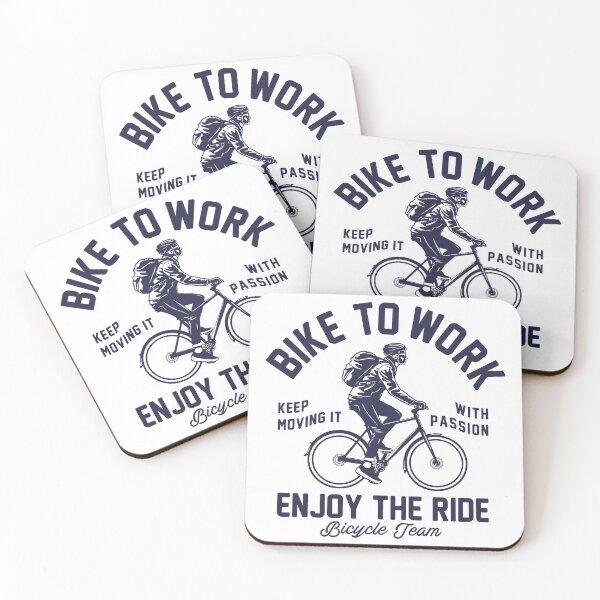 Item preview, Bike To Work Enjoy The Ride Cyclist designed and sold by heedooppod.