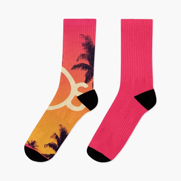 Item preview, Leonida Sunset Palm Monogram designed and sold by Foryoubroshirt.