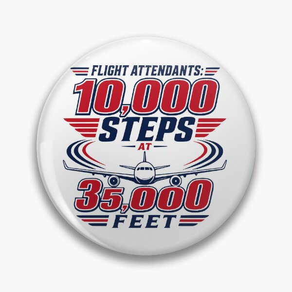 Item preview, Flight Attendants 10K Steps designed and sold by 321IslandPrints.